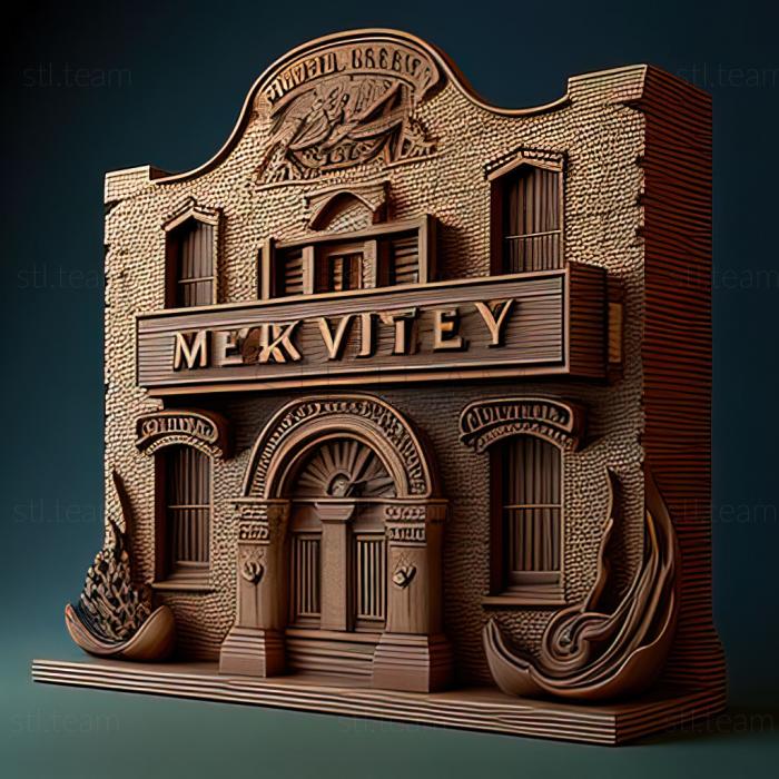 3D модель МакКинни, Техас (STL)